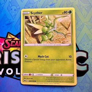 scyther (006/159) - common — pokémon: crown zenith